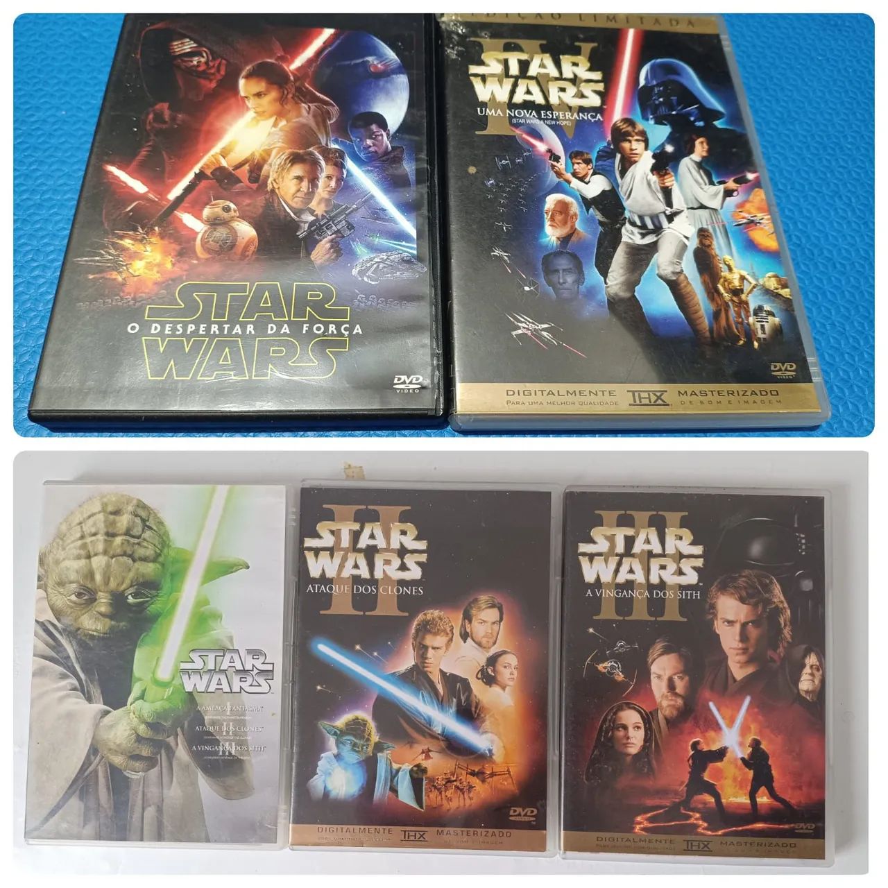 DVD Star Wars coleção 