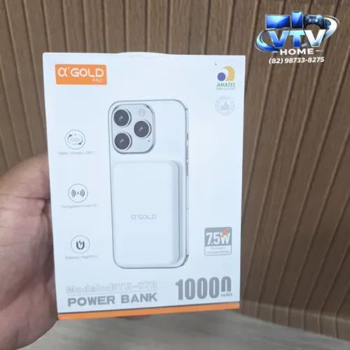Carregador Indução Iphone 10.00 Mah + Entrega Grátis  - Foto 2