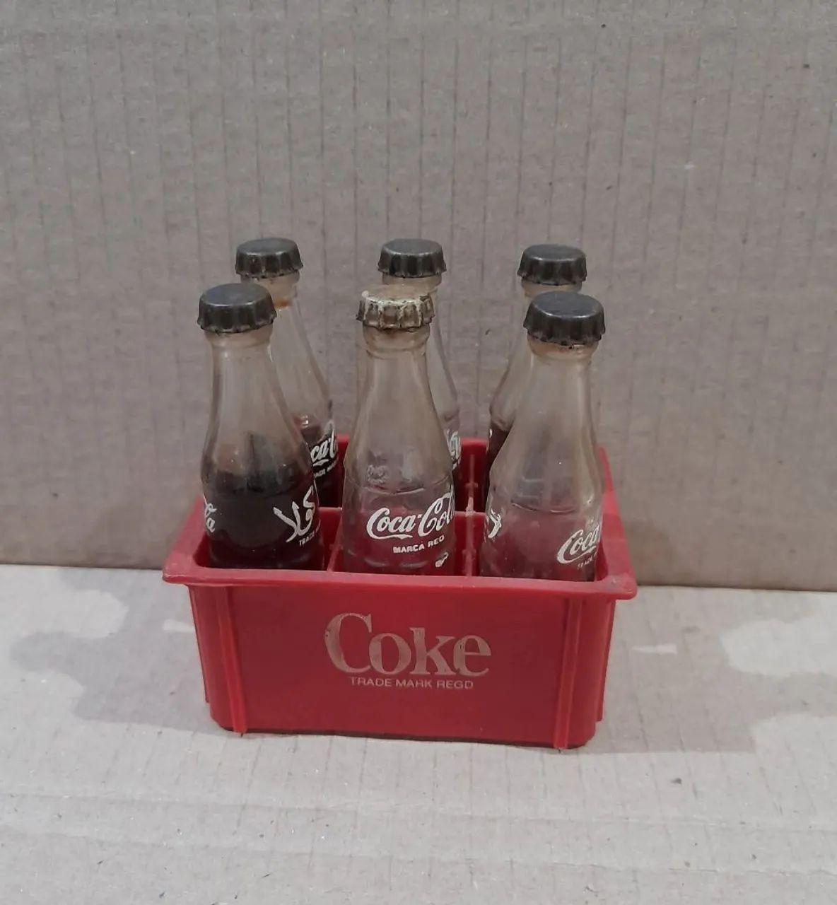 Mini engradado Coca Cola Anos 80 - Foto 2