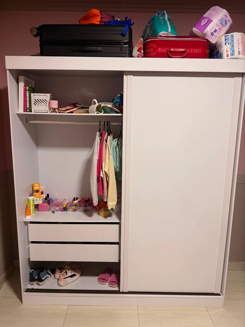 Guarda roupa de solteiro - 2 portas  - Foto 4