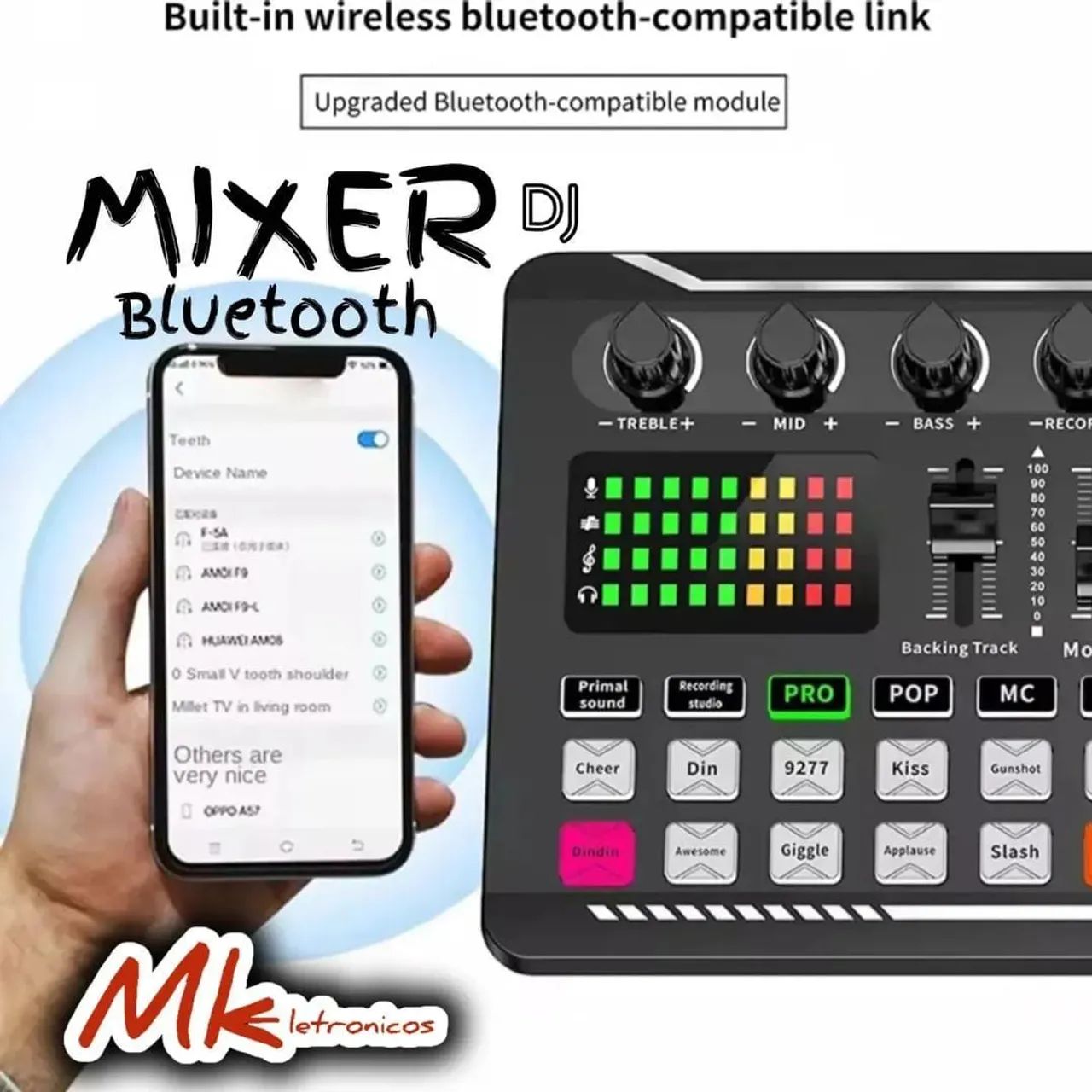 MIXER DJ BLUETOOTH MINI  - Foto 4