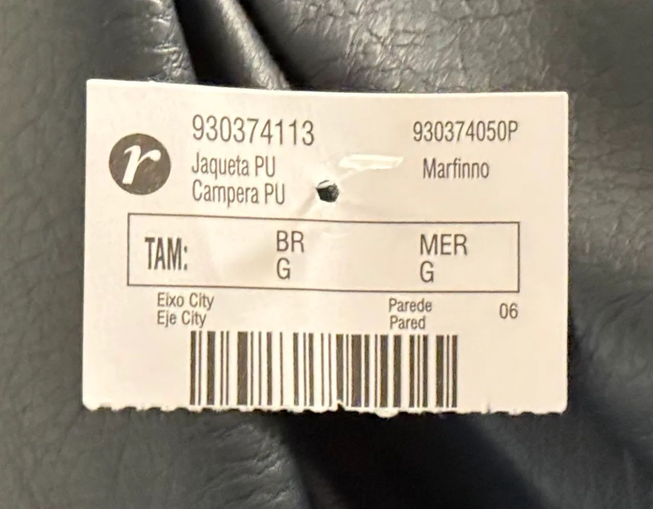 Casaco em PU marfino tamanho G - Foto 2