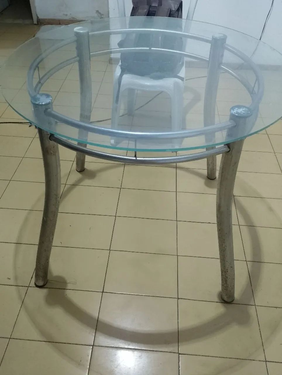 Mesa com tampo de vidro  - Foto 2