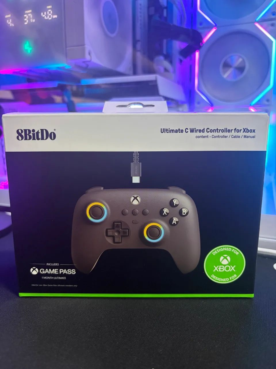 Controle 8BitDo Ultimate C Wired para Xbox