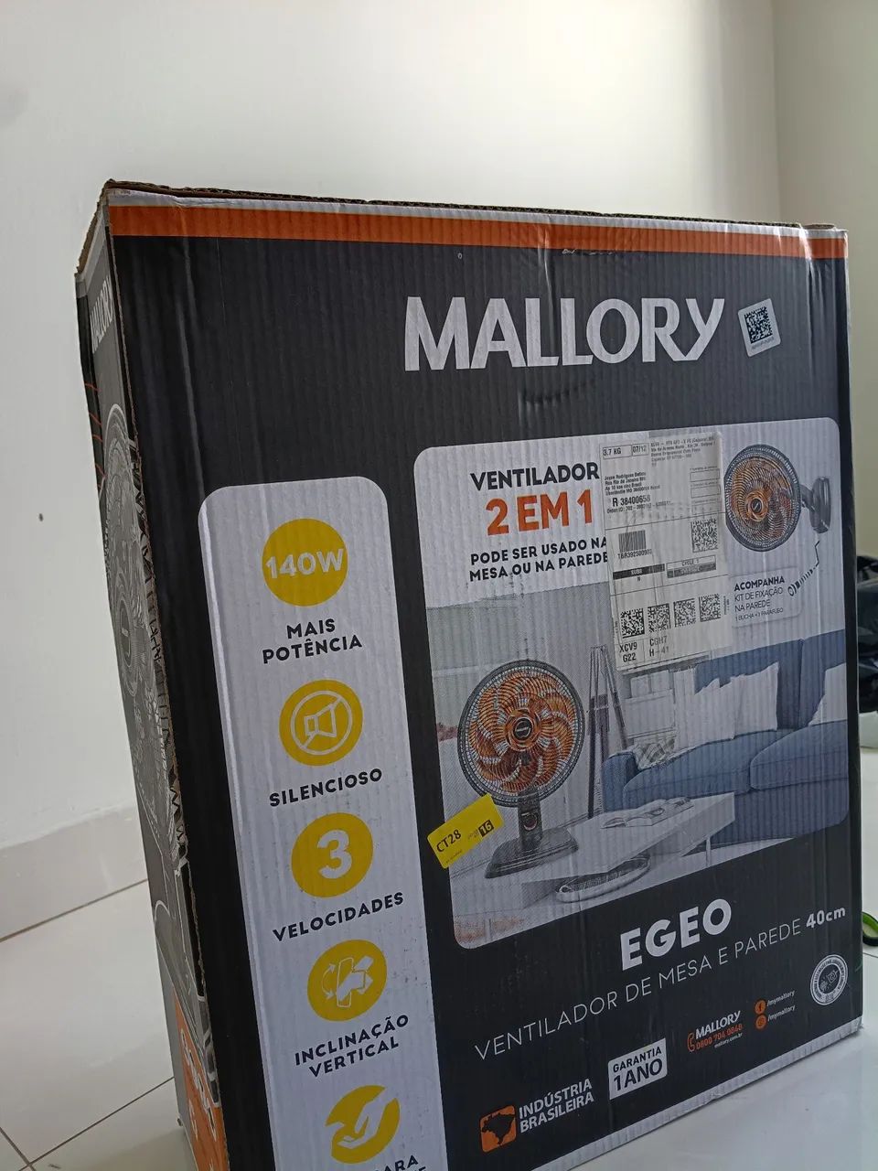 Ventilador Mallory Egeo 15 Pás  - Foto 2