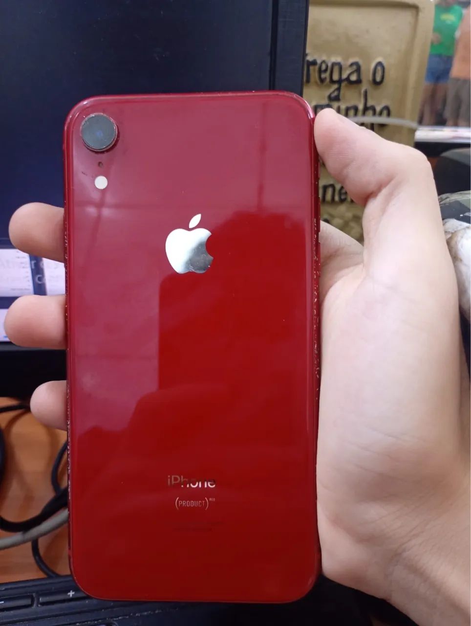 IPHONE XR VERMELHO TOP E CONDICIONADO 