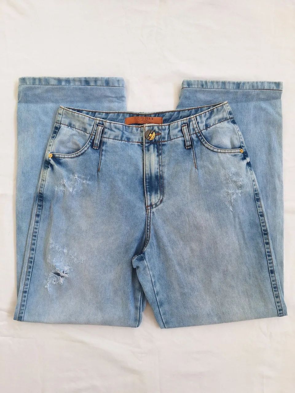 Calça jeans claro n° 42 FEMININA  - Foto 2