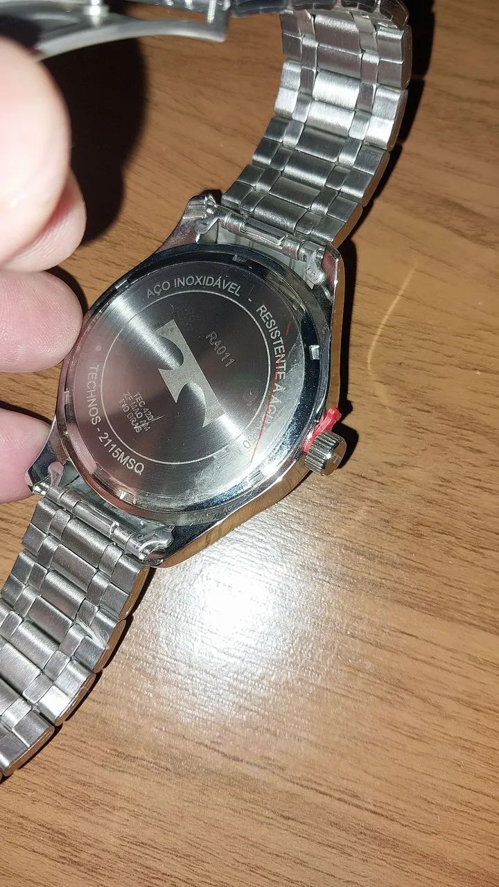 Relógio Technos Classic Steel Prata - Foto 3
