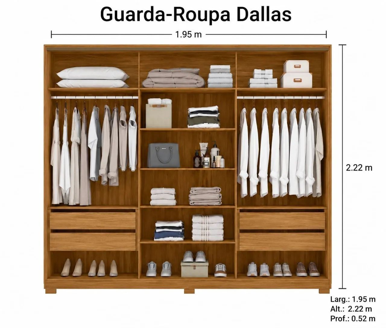 Guarda roupa Dallas  - Foto 3