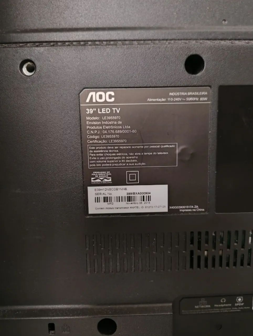 Smart TV AOC 39 polegadas - Foto 2
