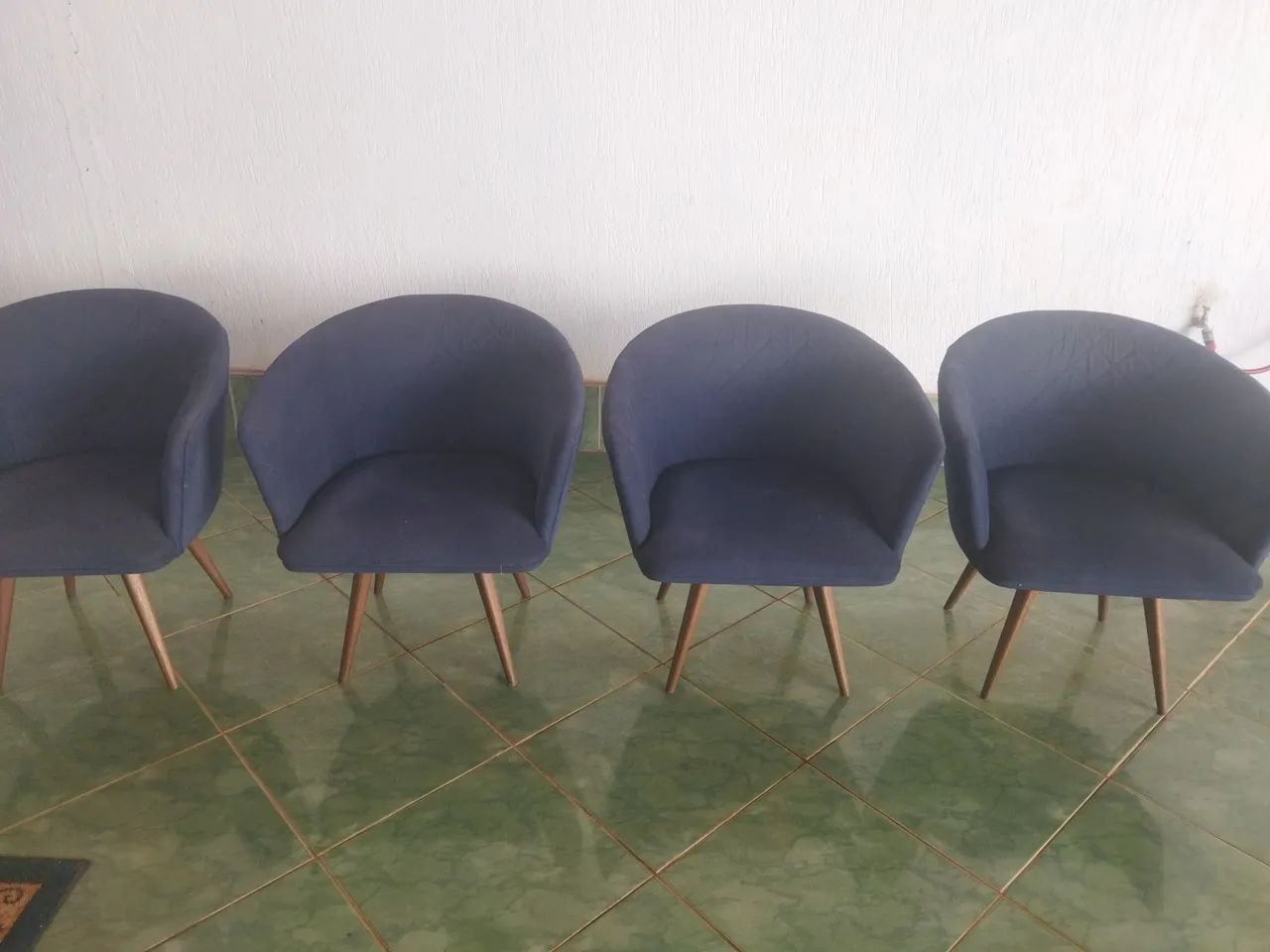 Poltronas de tecido 