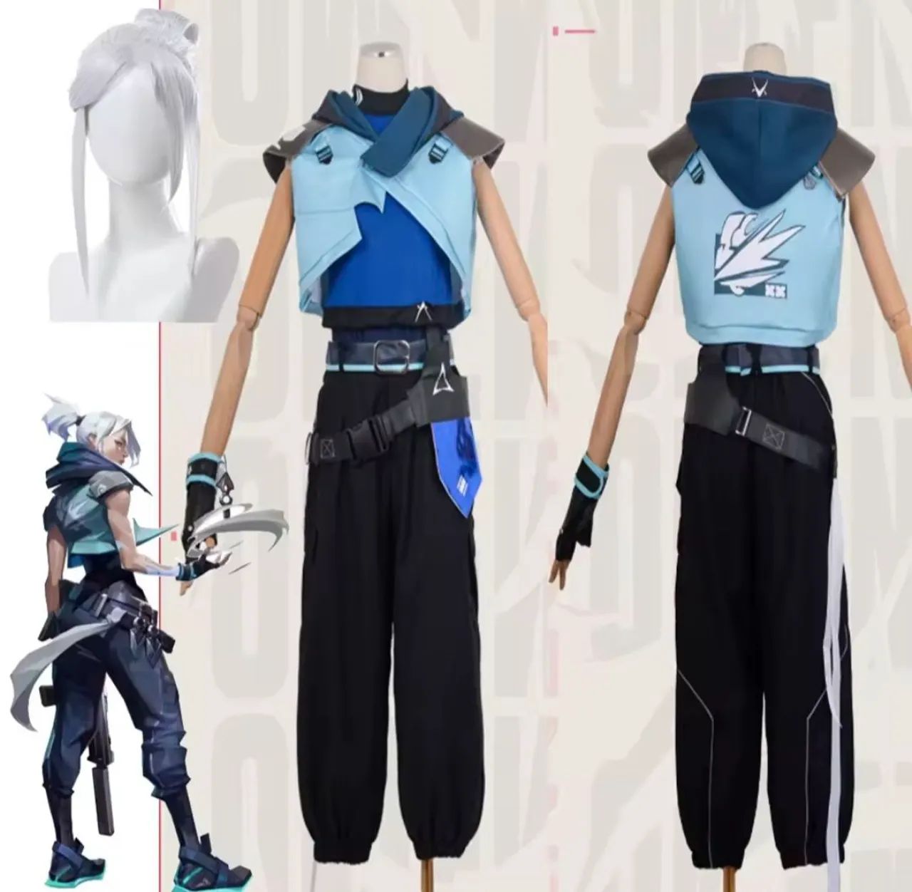 Cosplay Jett Valorant - Usado uma única vez - Foto 2