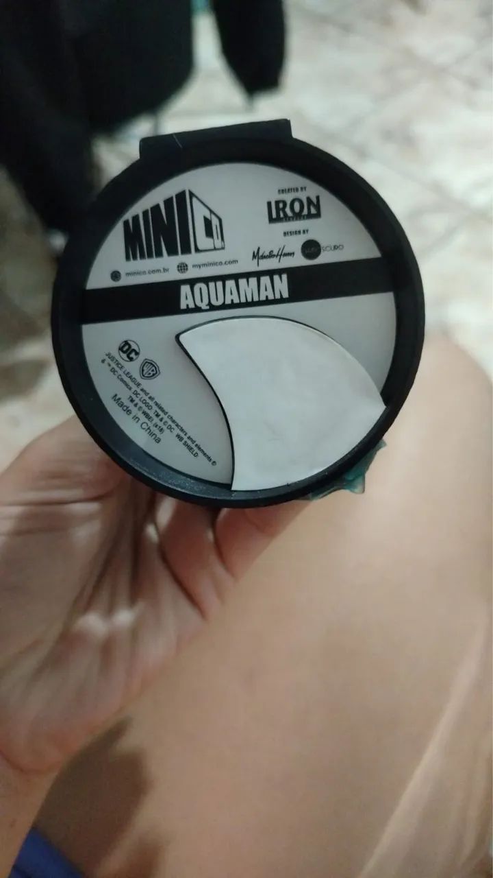 boneco minico heroes aquaman dc - Foto 2
