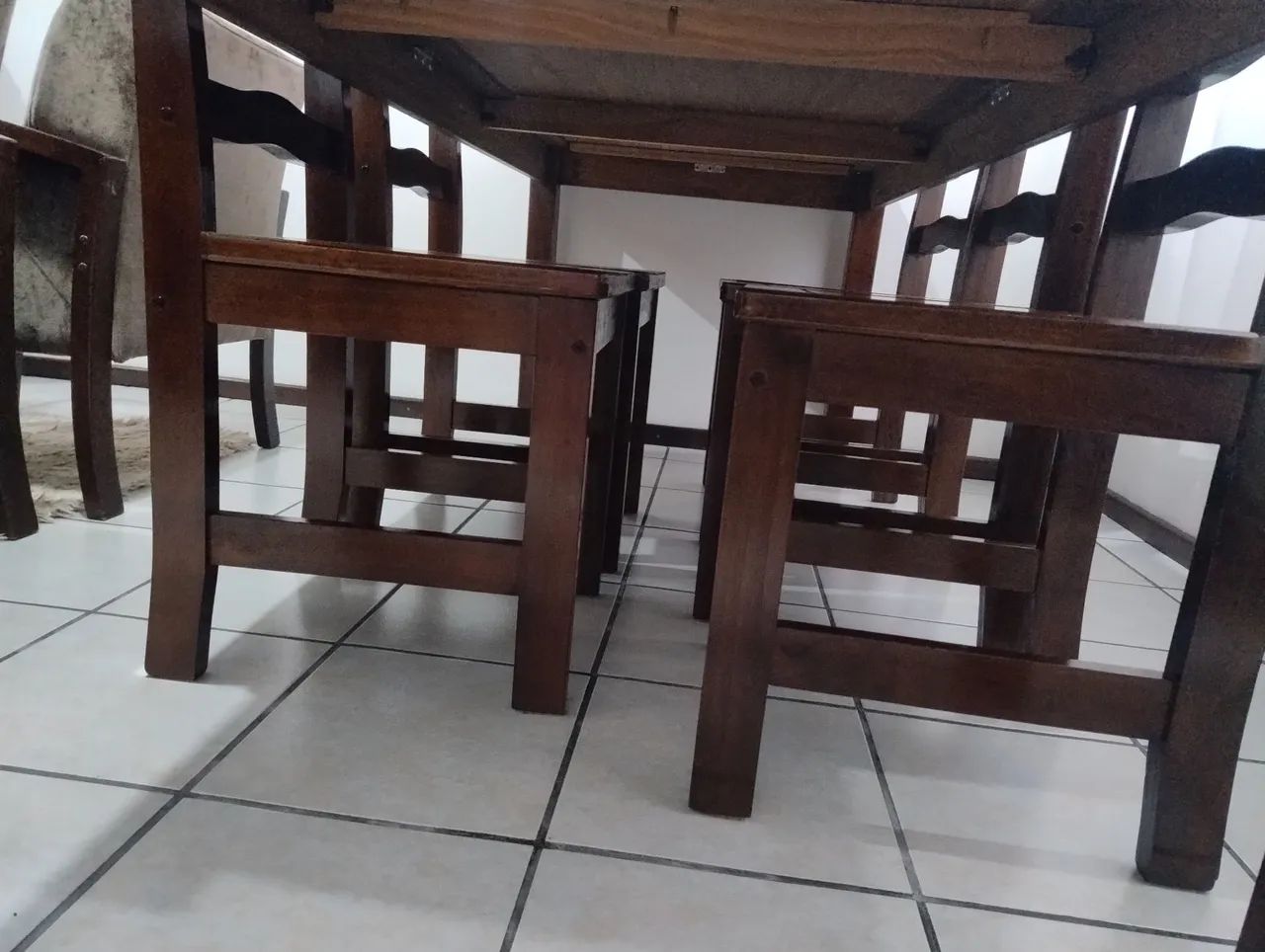 Mesa madeira 8 lugares! - Foto 4