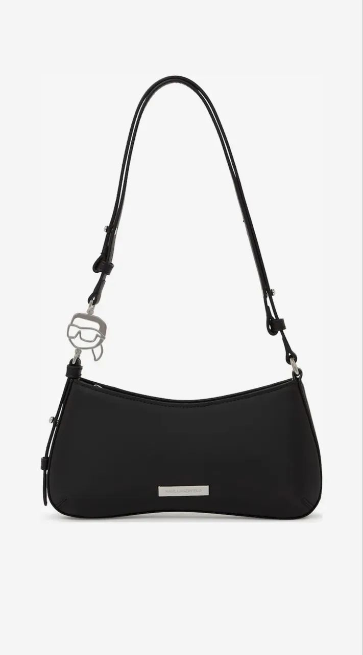 Bolsa karl lagerfeld baguete mini black importada - Foto 3