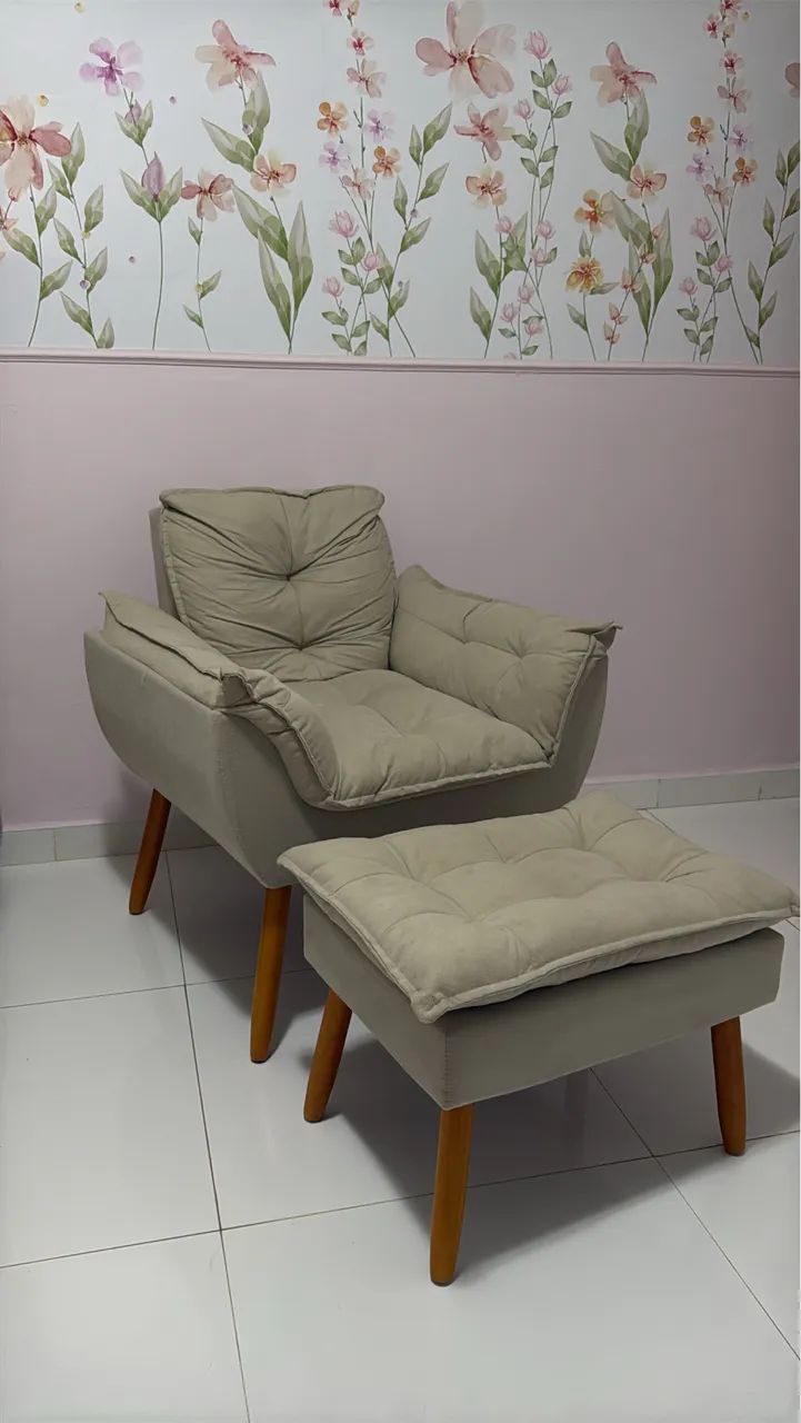 Poltrona para amamentação - Poltrona decorativa  - Foto 3