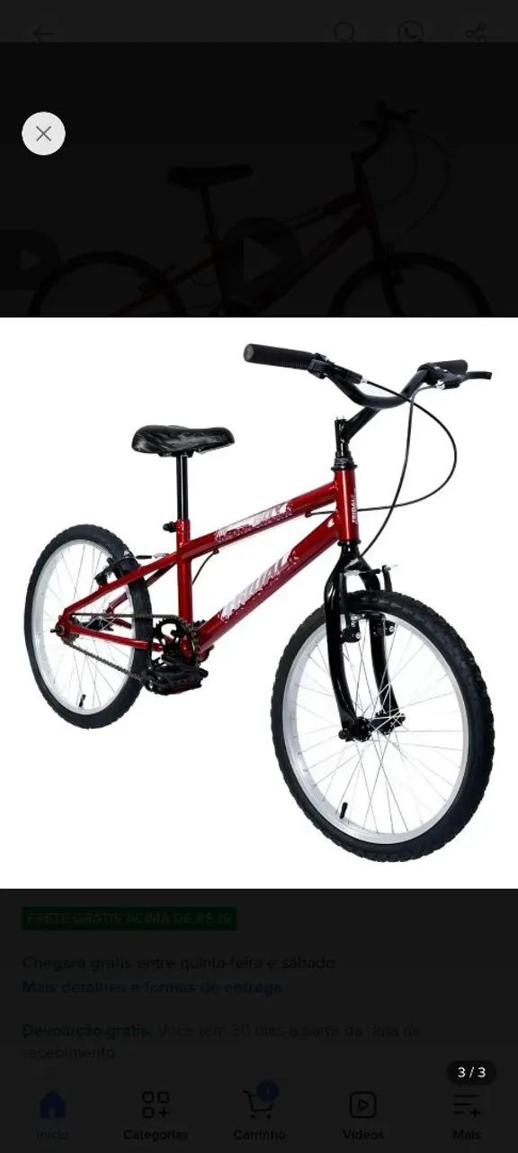 Bicicleta Tridal infantil 