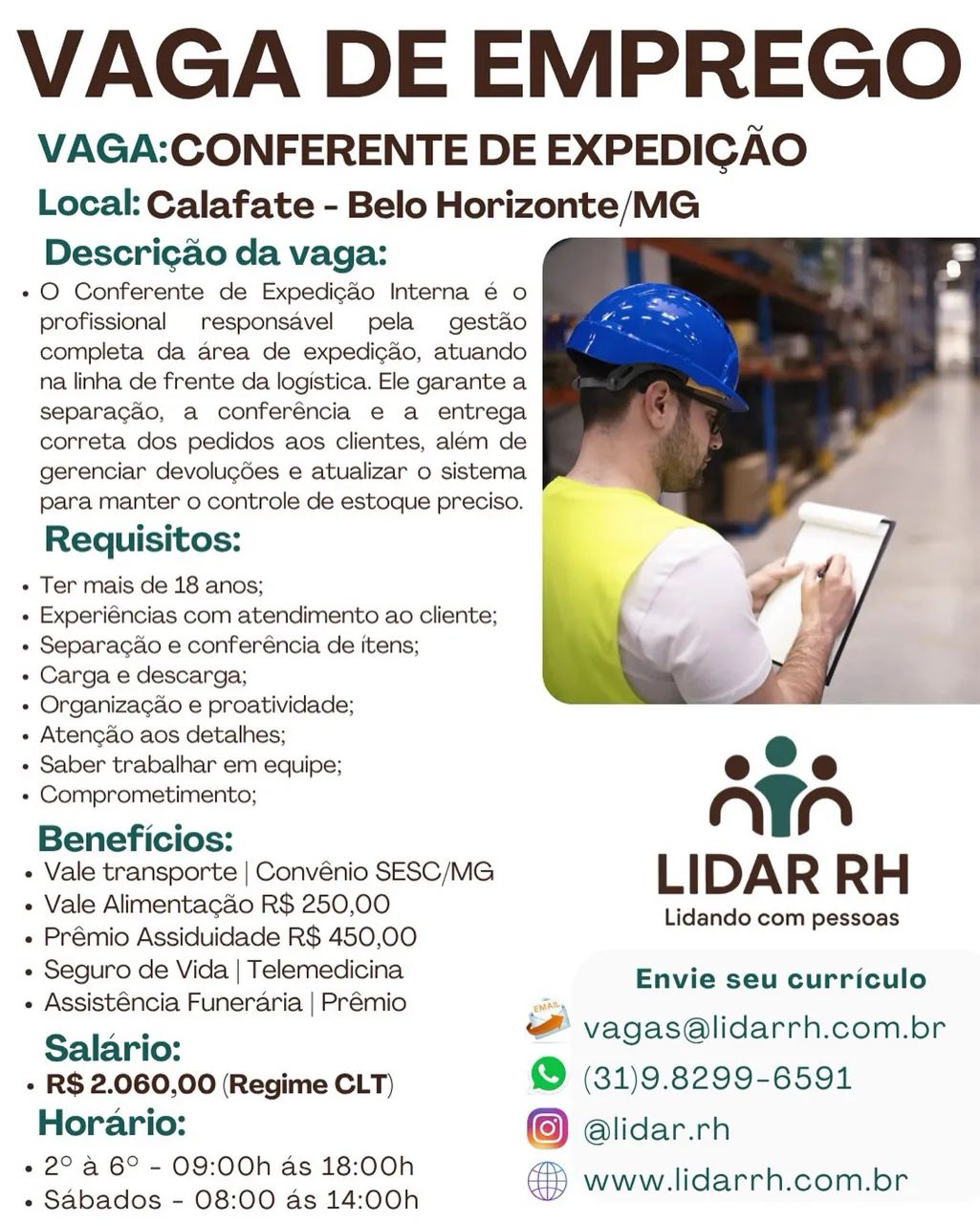 Oportunidades de trabalho 