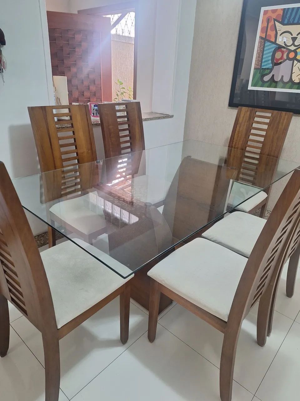 Conjunto Mesa de Jantar + Cadeiras 