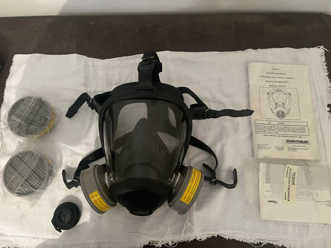 Máscara de proteção contra gases Survivar - Foto 4