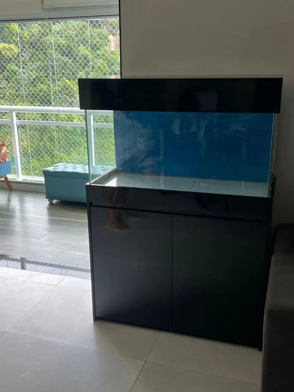 Aquário Completo 200L Água Doce ou Marinho Fish Only - Foto 5