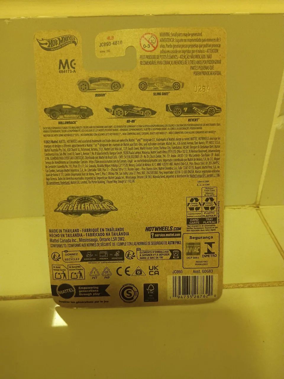 Miniatura hollowback silver series hot wheels acceleracers  - Foto 4