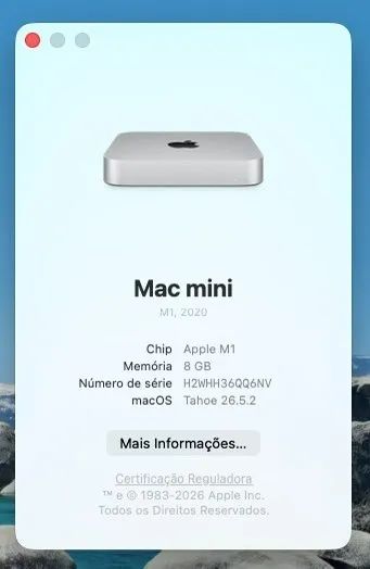 MAC MINI M1 2020 - 8GB ÓTIMO ESTADO - Foto 2