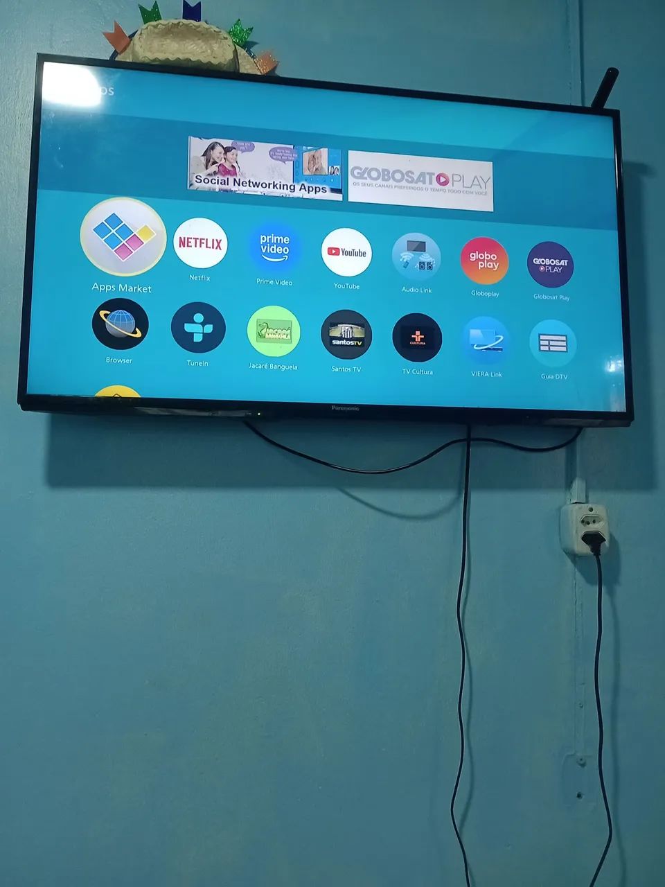 TV smart 43 polegada marca Panasonic valor 1000