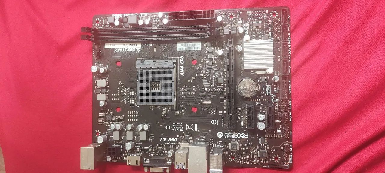 Placa-mãe Biostar AM4 CPU, modelo A320M-2.0 - Foto 2