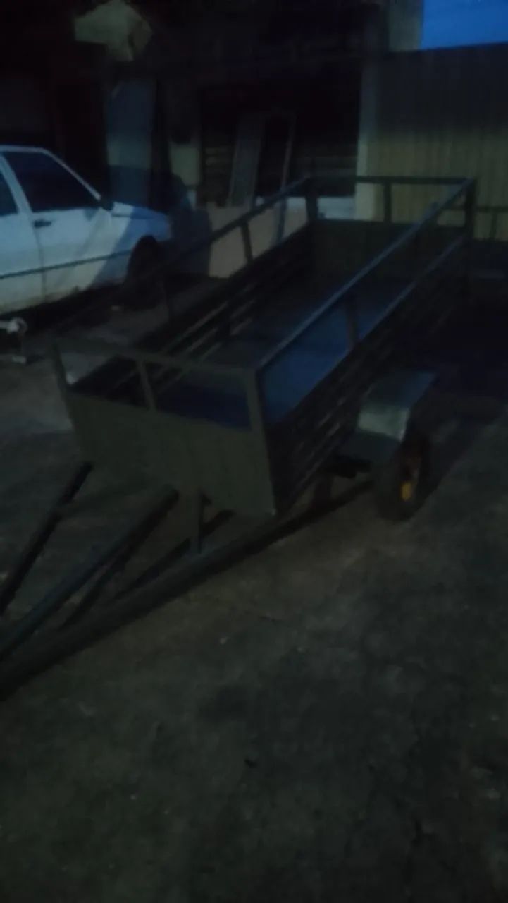 Carretinha moto 0,80m x 1,80m
