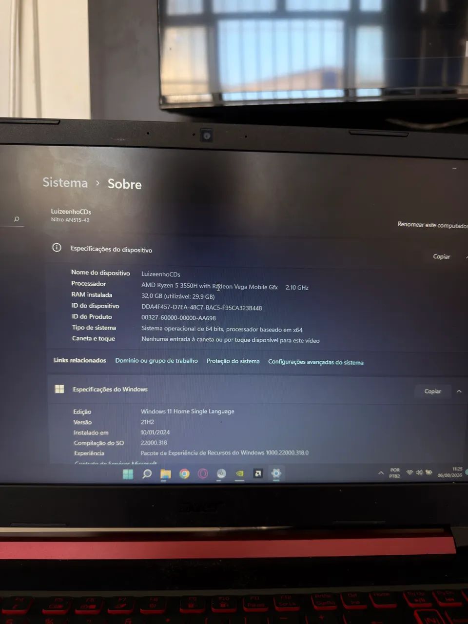 Notebook Acer Nitro 5 - Foto 3
