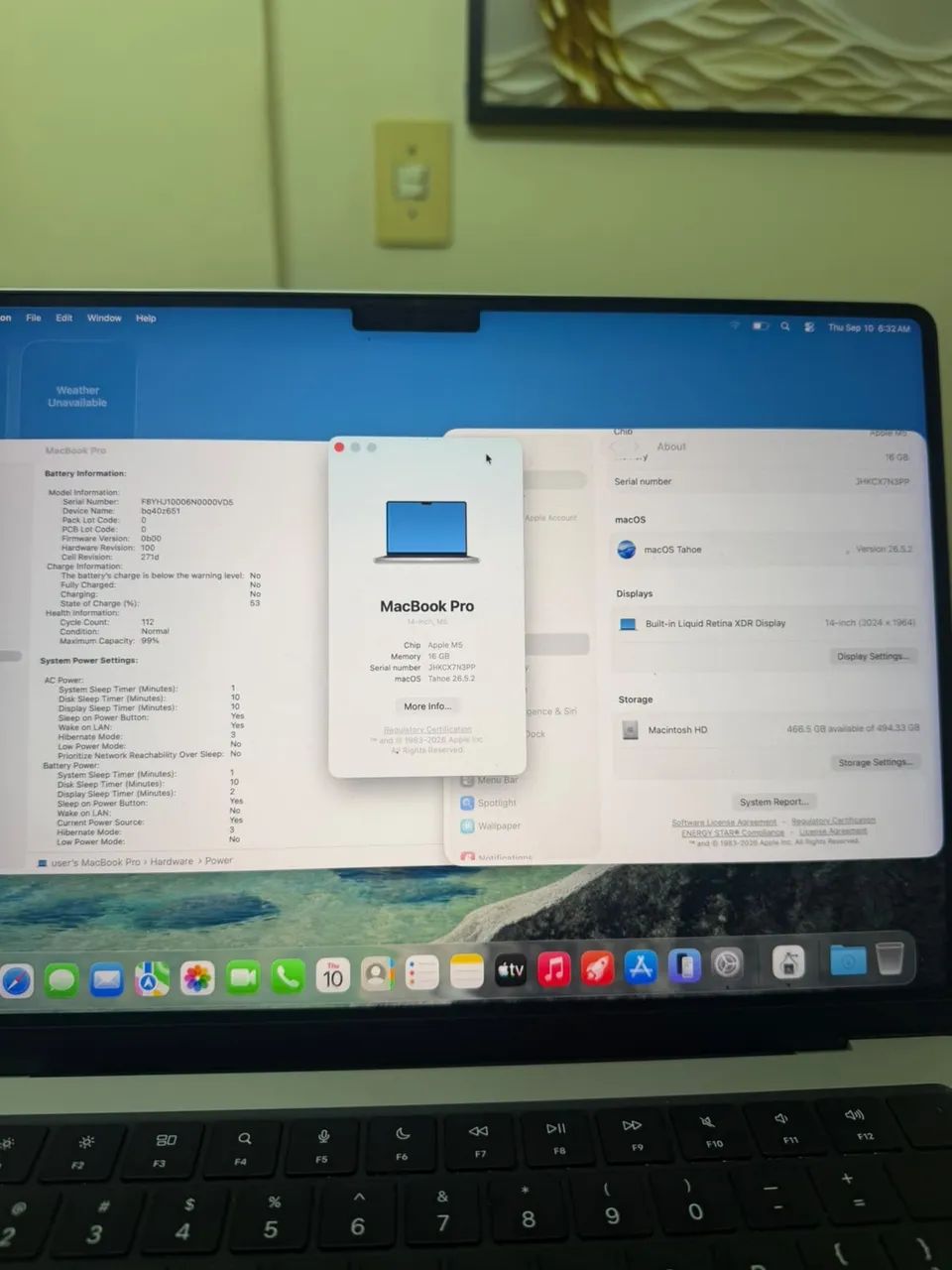 MacBook usado Pro M5 14 inch 16gb ram 512gb SSD  - Foto 2