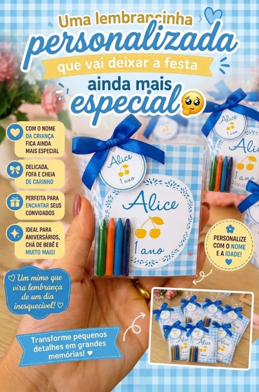 LEMBRANCINHAS PERSONALIZADAS 