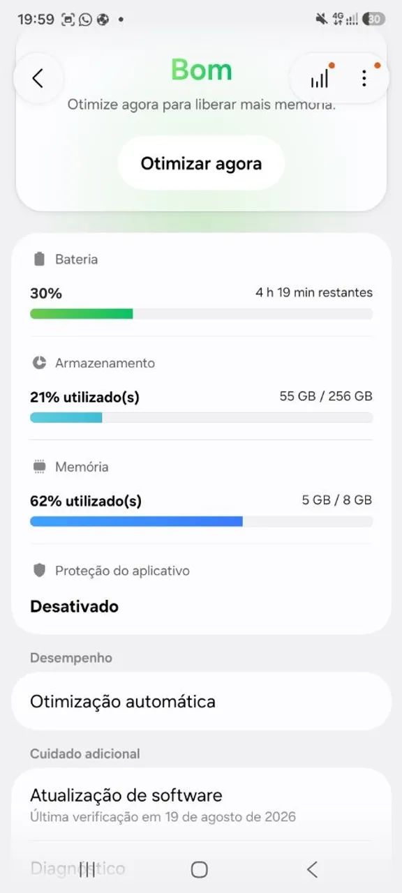 A07 novinho Samsung  256gb 8 de RAM  - Foto 2