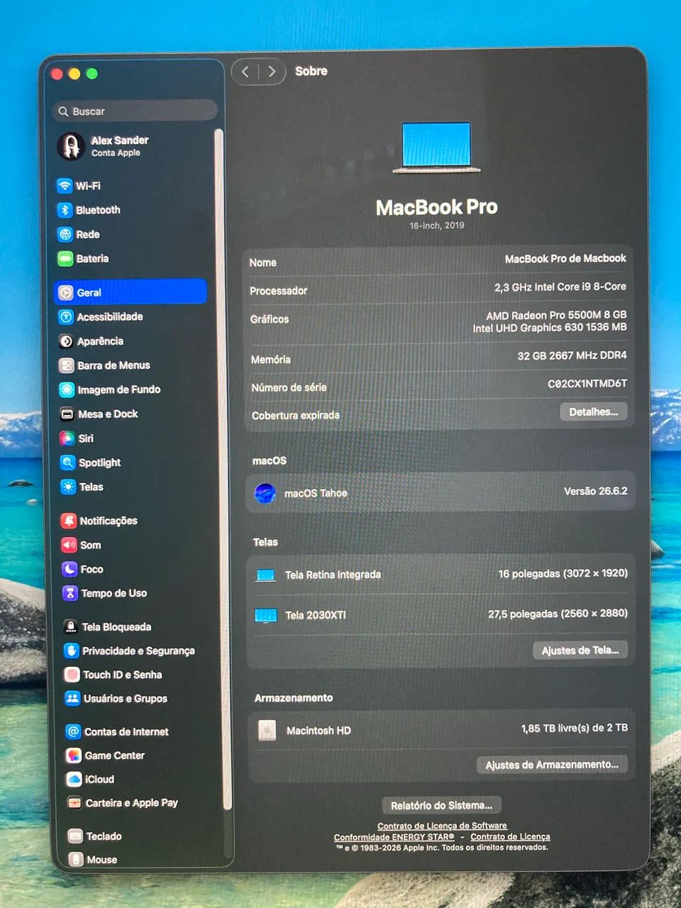 MacBook Pro 16'' 2019 32Gb / 2Tb - Foto 4