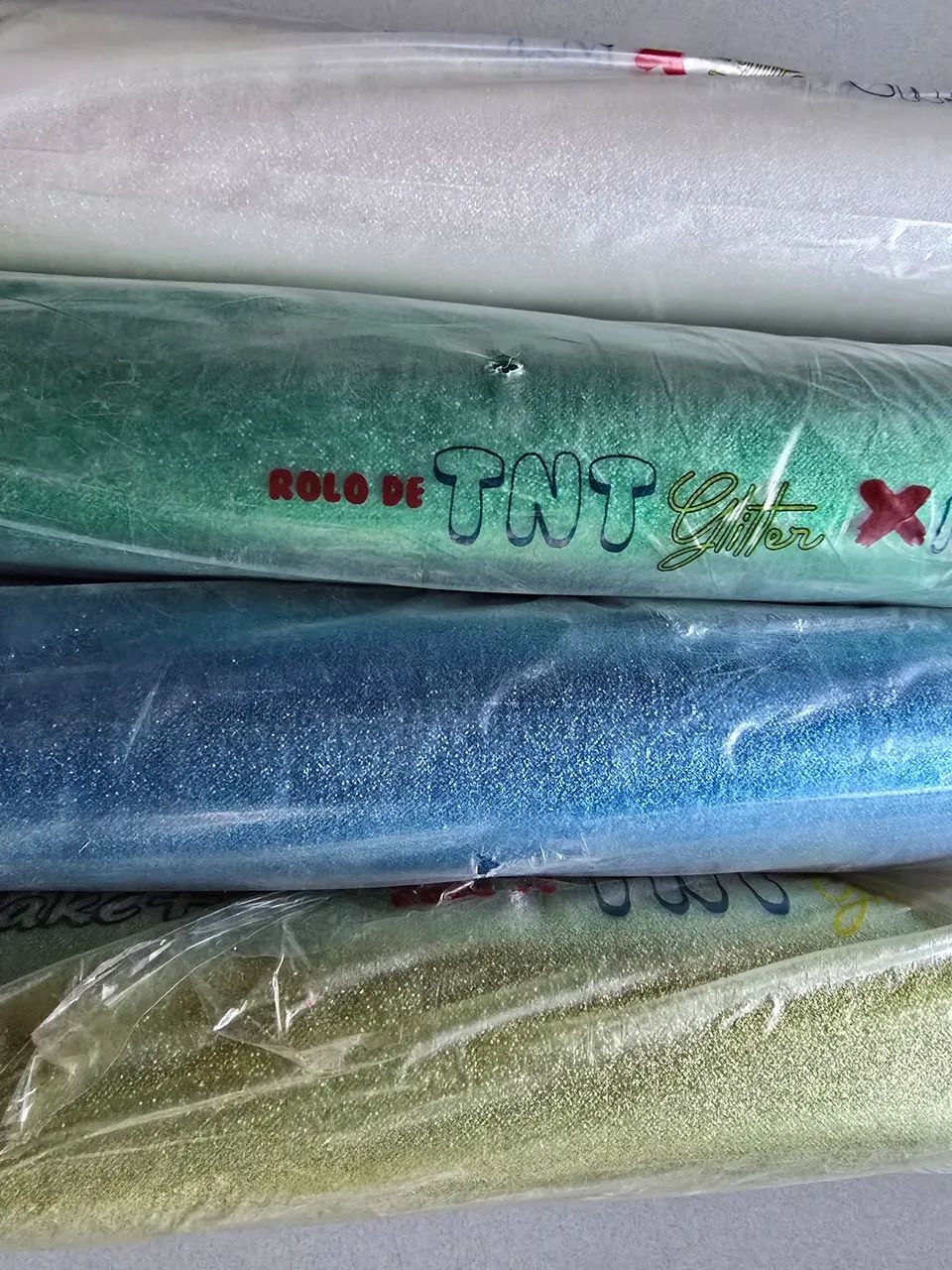 Bobinas tnt com Glitter - Foto 3