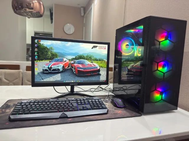 Troco vendo pc Gamer Intel Core i7 =16g =ssd512 =RX5500xt Toppp