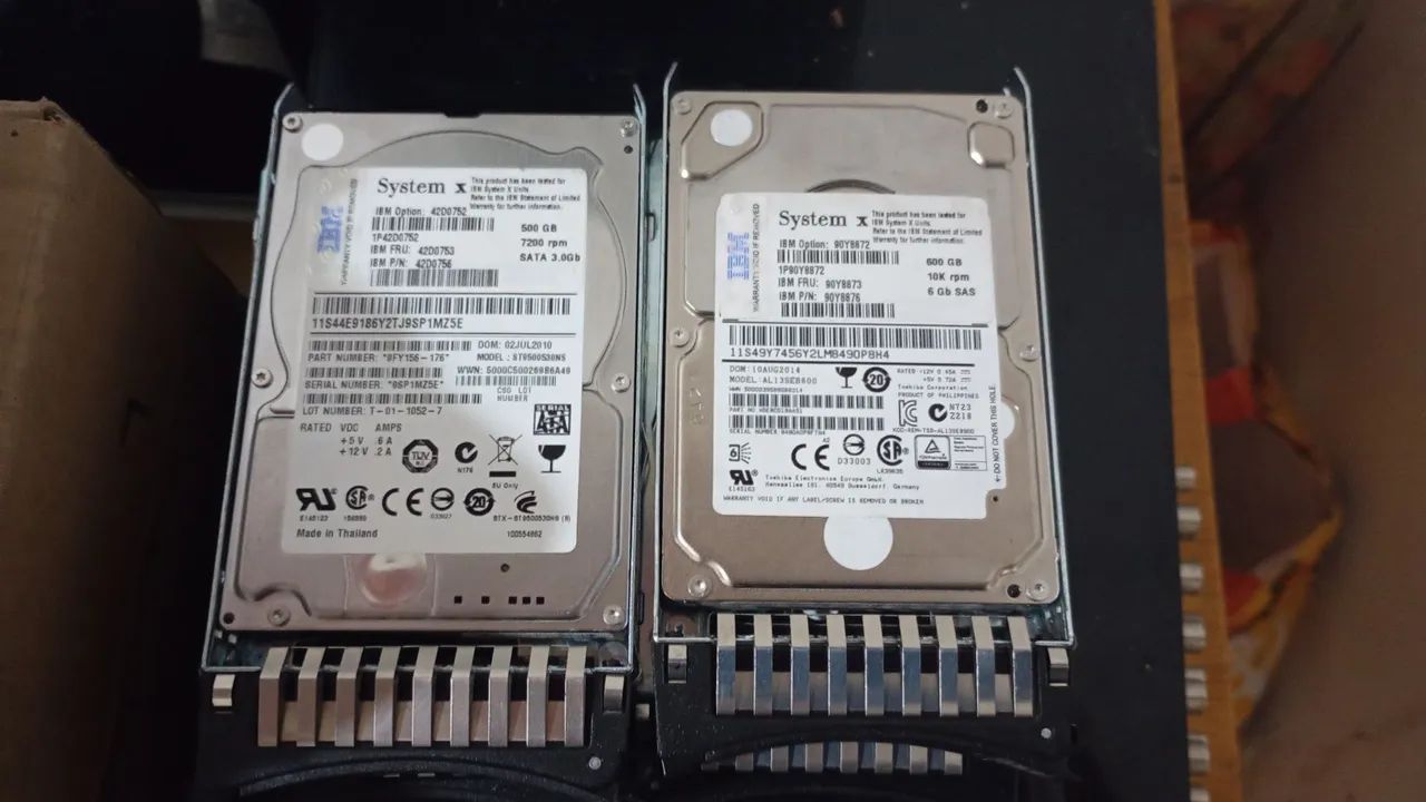 2 Peças de cada, 500gb e 600gb - Foto 2