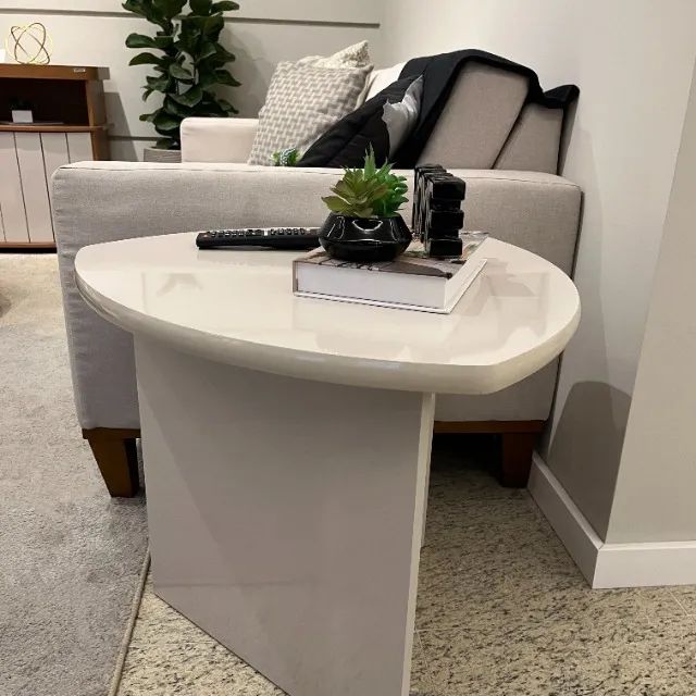 Mesa de Apoio Lateral Off White - Foto 2