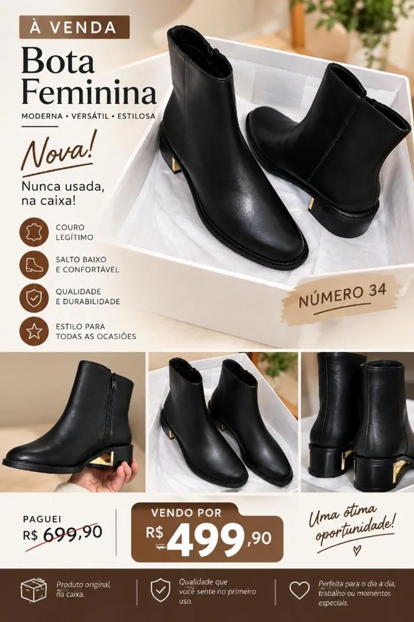 Bota Arezzo - na caixa