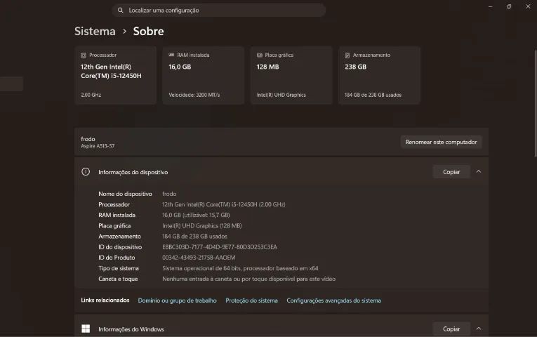 Notebook Acer Aspire 5 A515-57 - Foto 3