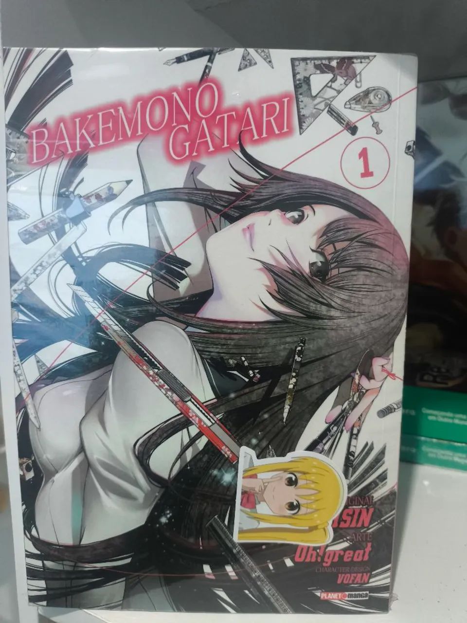 Bakemonogatari volume 1 (usado ótimo Estado) 