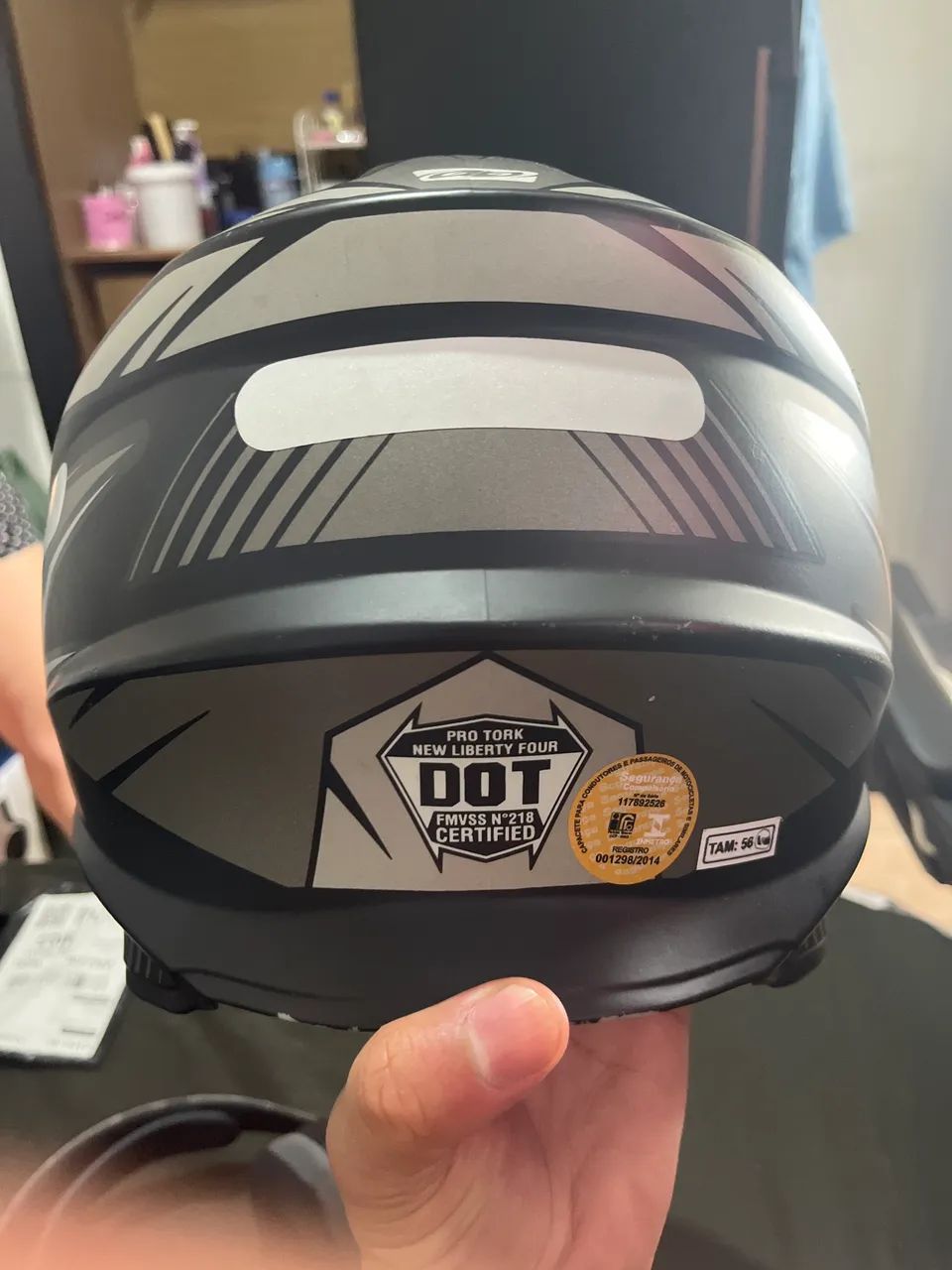Capacete tork pro tamanho 56 - Foto 5