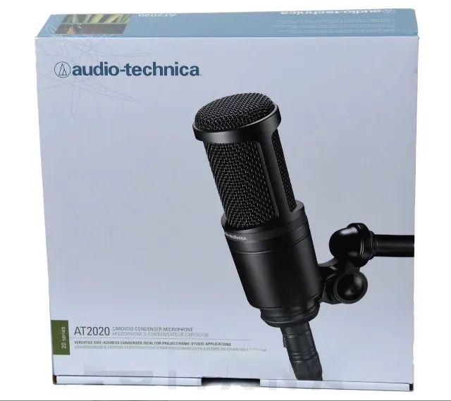 Microfone condensador Audio-Technica AT2020 XLR 20Hz-20kHz