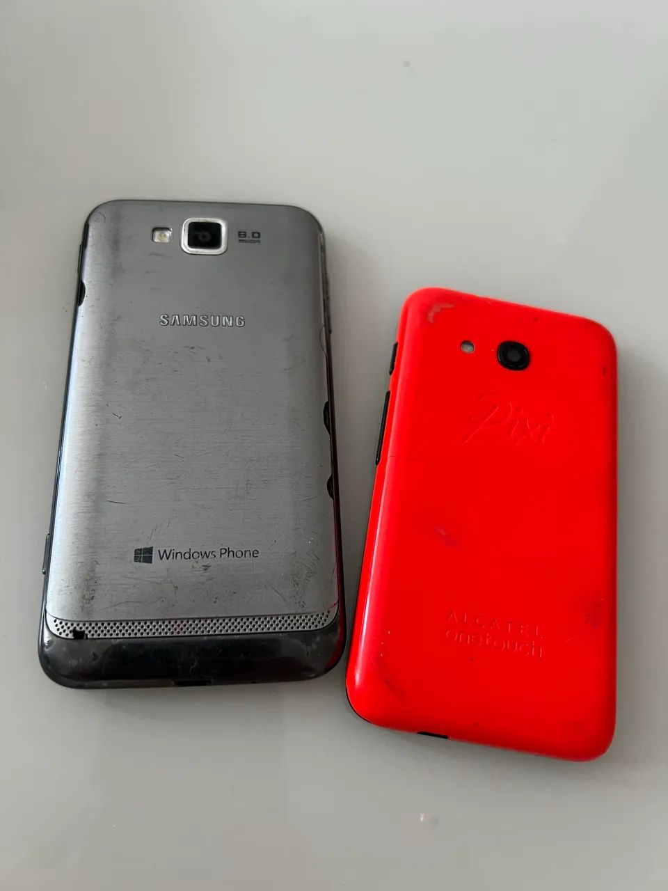 Dois Celulares /Smartphone samsung Windows e alcatel  para retirada de pecas  - Foto 4