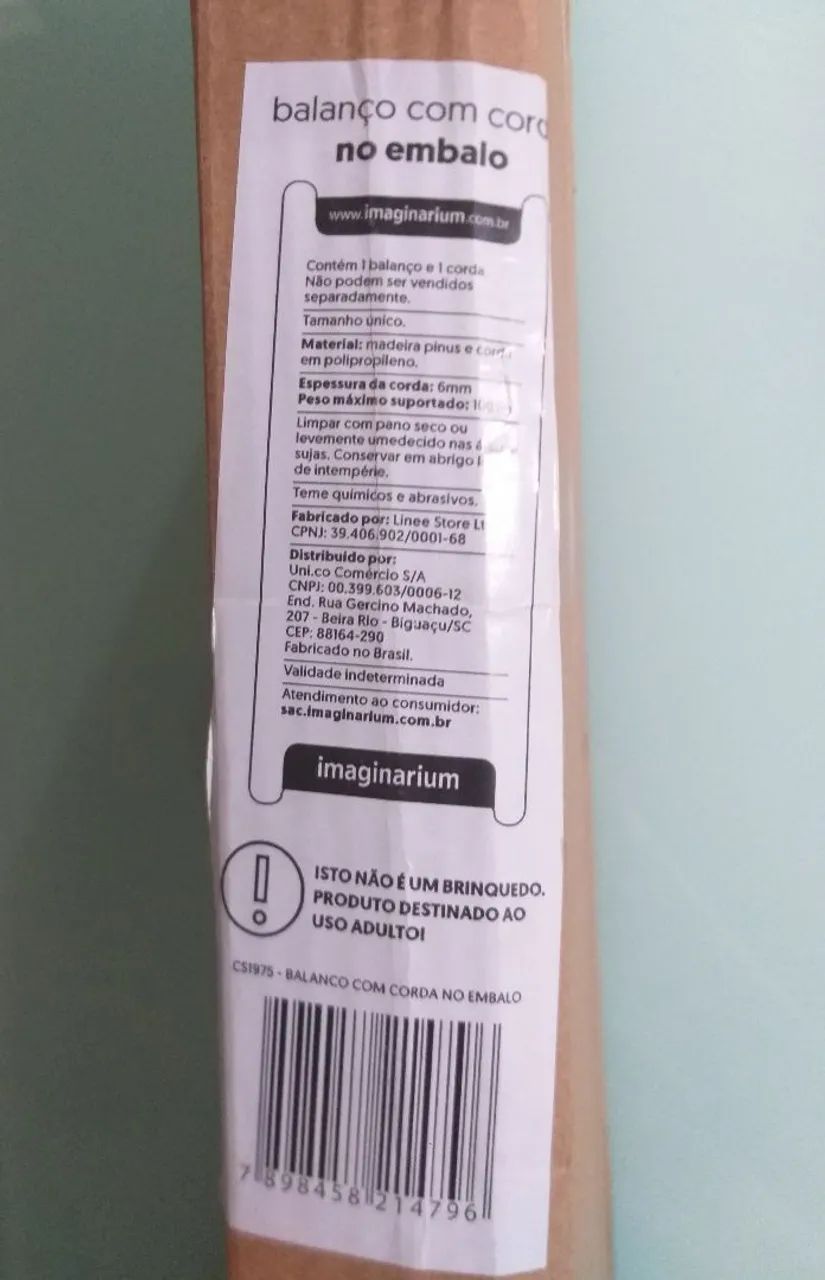 BALANÇO "NO EMBALO", MARCA IMAGINARIUM. NOVO. - Foto 4