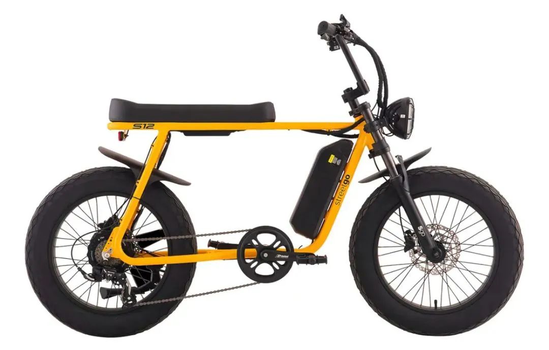 Bicicleta STREET GO S12 amarelo 750w - Foto 3