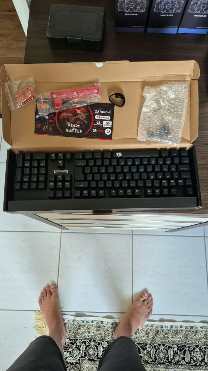 Mouse e Teclado Gamer Redragon - Foto 5