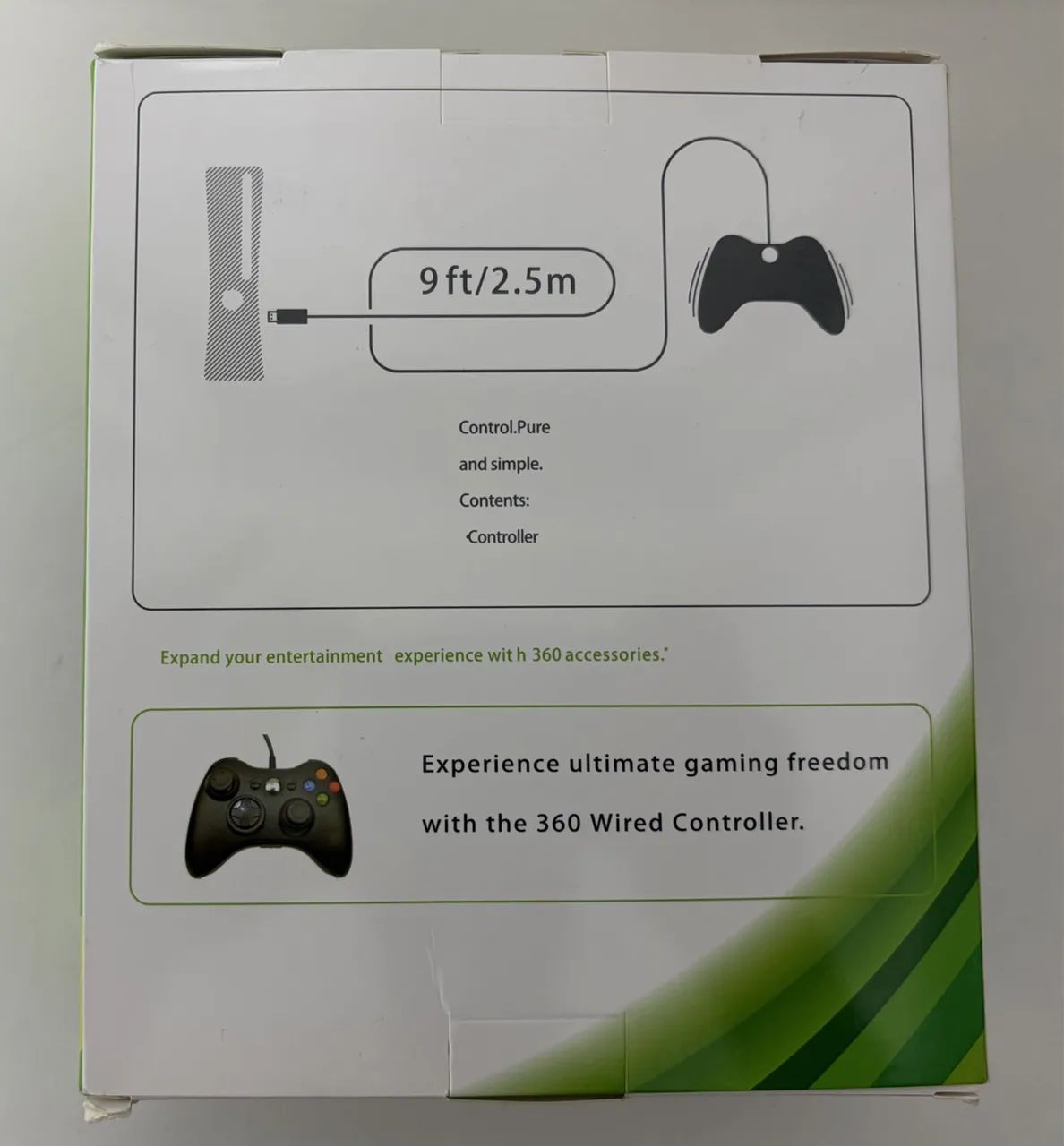 Controller X-360 Lukton ( Pc, Tv, Android E Game Com Fio ) Preto - Foto 2