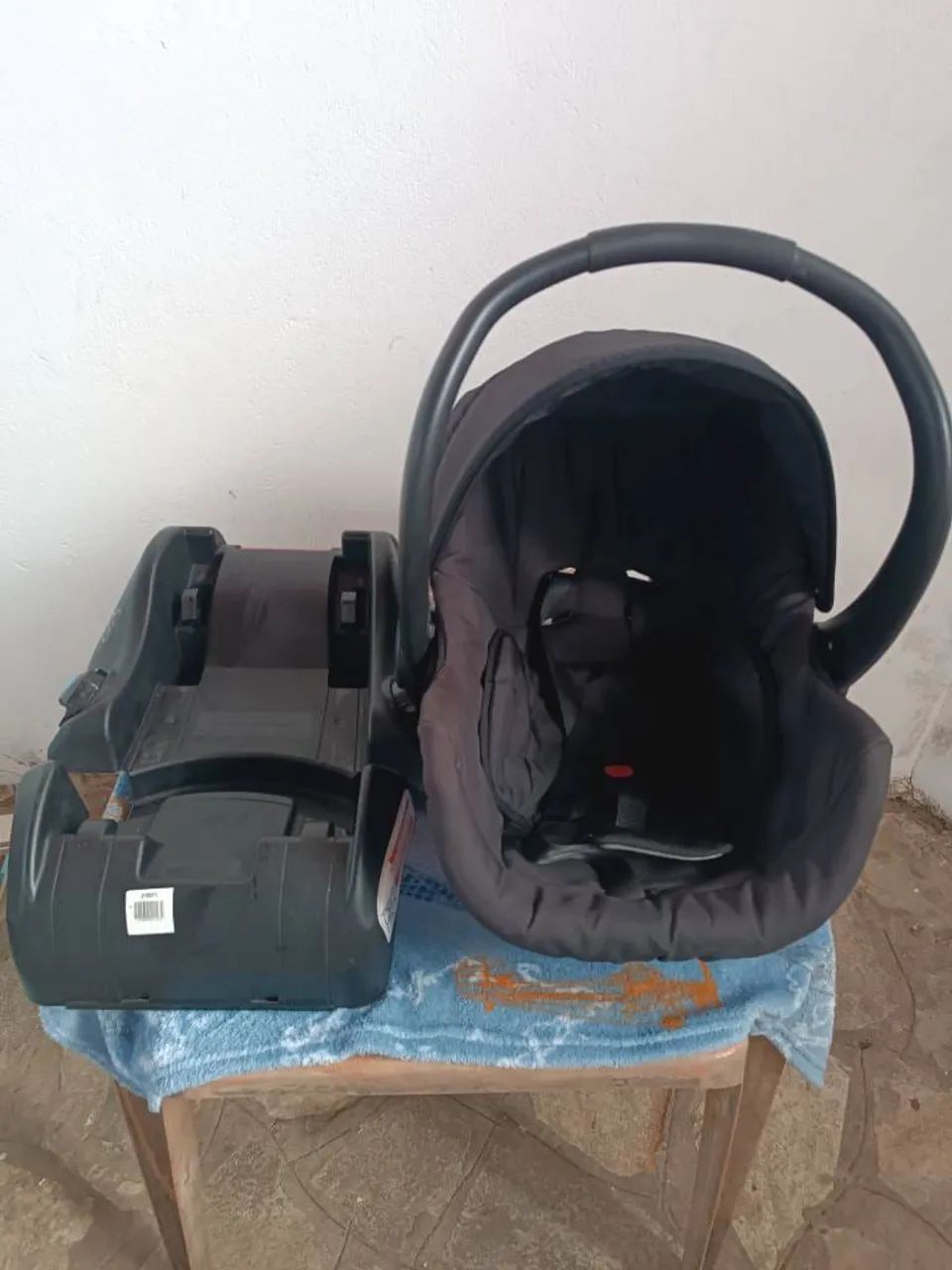 Berço americano com colchão e bb conforto com base para carro. - Foto 2
